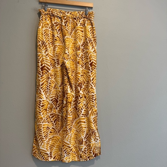 Anthropologie Yellow and Orange Patterned Pants - Picture 3 of 10